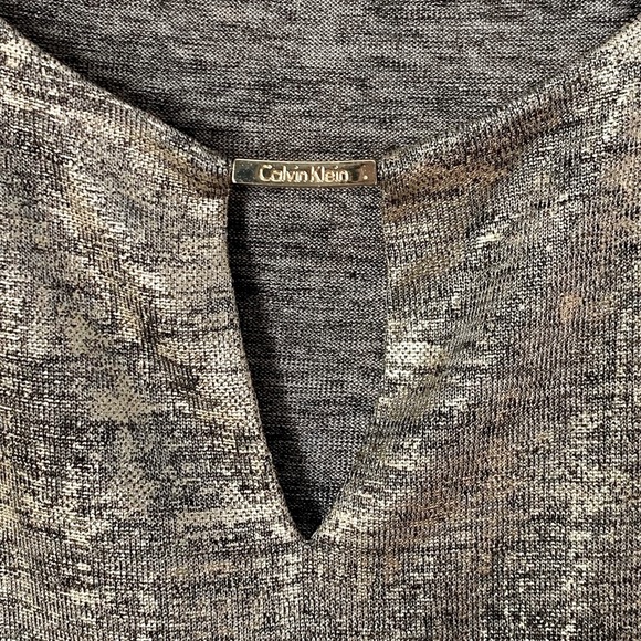 Calvin Klein size M metallic top - Picture 6 of 11